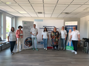 Vertreter:inn von drei Pflegeschulen der der Josefs-Gesellschaft