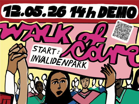 Hinaus zum Walk of Care in Berlin!