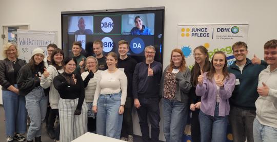 Gute Stimmung beim diesjährigen Forum Junge Pflege.