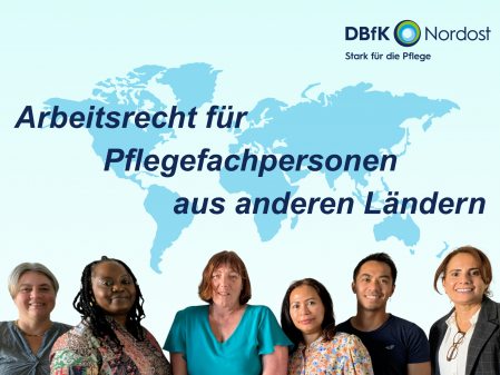 Vortrag zu Arbeitsrecht für Pflegefachpersonen aus anderen Ländern