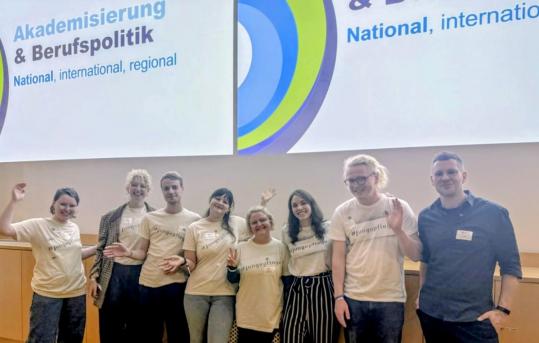 AG Junge Pflege beim Pfllegesymposium Greifswald 2025