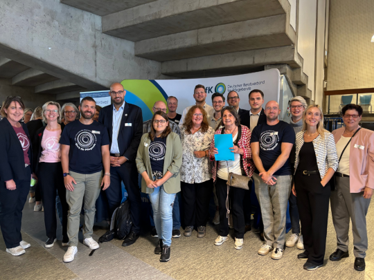 Ehrenamtlich Aktive aus dem DBfK Nordwest beim Pflegetag NRW.