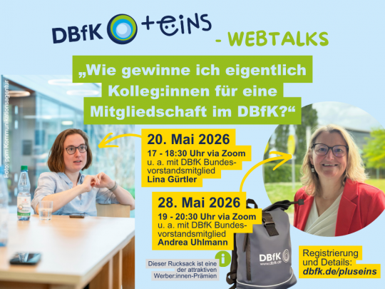 Mitgliederwerbung: Wie es geht, per Webtalk(s)