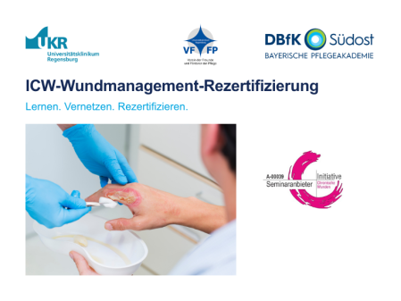 31. Oktober: ICW-Wundmanagement-Rezertifizierung in Regensburg