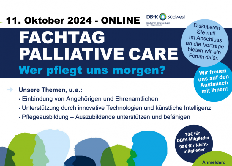 Oktober 2024: Fachtag Palliative Care – Wer pflegt uns Morgen?